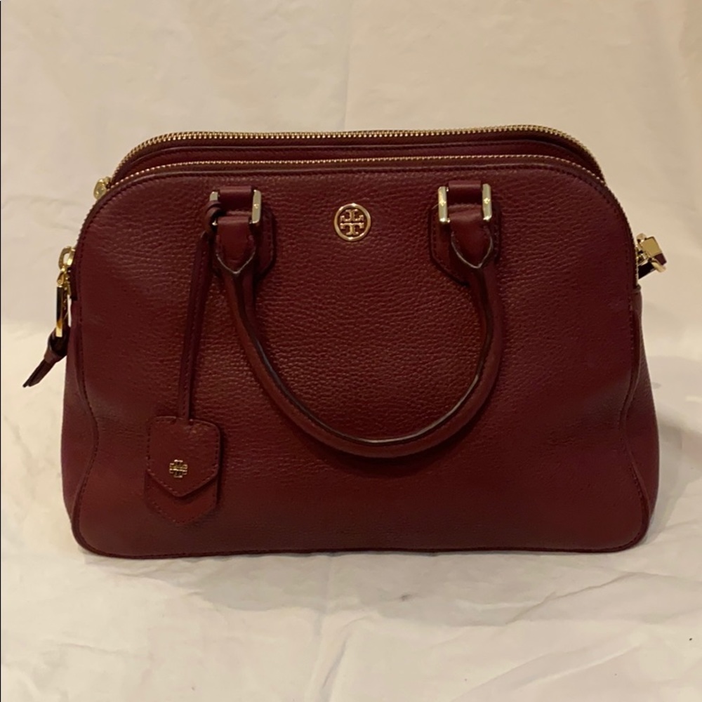 Tory Burch Robinson Pebbled Satchel